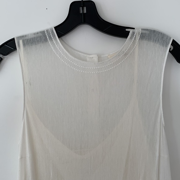 The Great drop waist white dress with slip - Picture 4 of 5